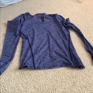 Lululemon blue long sleeve